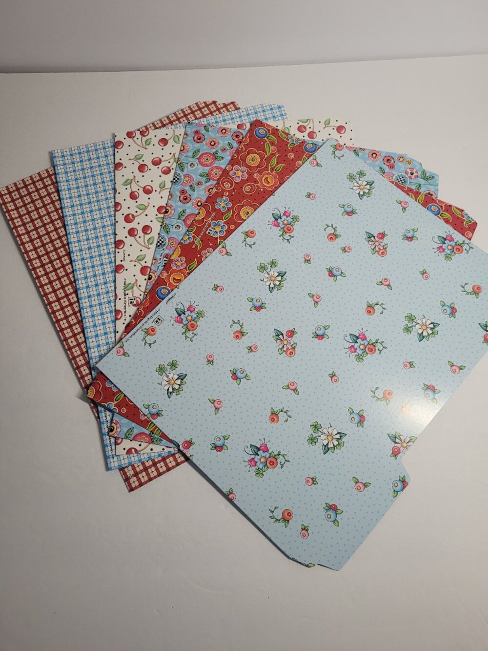 Mary Engelbreit File Folders 6 Pk Decorative Colorful Office Organizer Set New